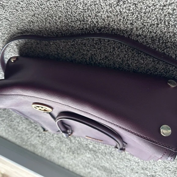 Michael Kors Plum Satchel - Picture 9 of 14